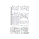 Stamperia Best Sellers Szilikon öntőforma A5 Fence and door Silicon Mould (1 db)