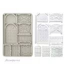 Stamperia Best Sellers Szilikon öntőforma A5 Fence and door Silicon Mould (1 db)