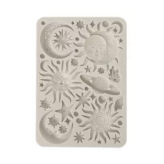   Stamperia Best Sellers Szilikon öntőforma A5 Sun and moon Silicon Mould (1 db)