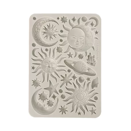 Stamperia Best Sellers Szilikon öntőforma A5 Sun and moon Silicon Mould (1 db)