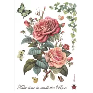   Stamperia Best Sellers Rizspapír A4 Big rose Rice Paper (1 ív)
