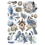   Stamperia Best Sellers Rizspapír A4 Birds Rice Paper (1 ív)