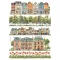 Stamperia Best Sellers Rizspapír A4 Houses Rice Paper (1 ív)