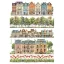 Stamperia Best Sellers Rizspapír A4 Houses Rice Paper (1 ív)