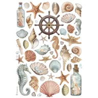   Stamperia Best Sellers Rizspapír A4 Shells Rice Paper (1 ív)