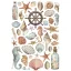 Stamperia Best Sellers Rizspapír A4 Shells Rice Paper (1 ív)
