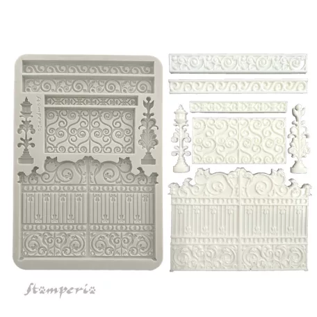 Stamperia Master of Magic Szilikon öntőforma A5 Gate Silicon Mould (1 db)