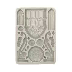  Stamperia Master of Magic Szilikon öntőforma A5 Gothic architecture elements Silicon Mould (1 db)