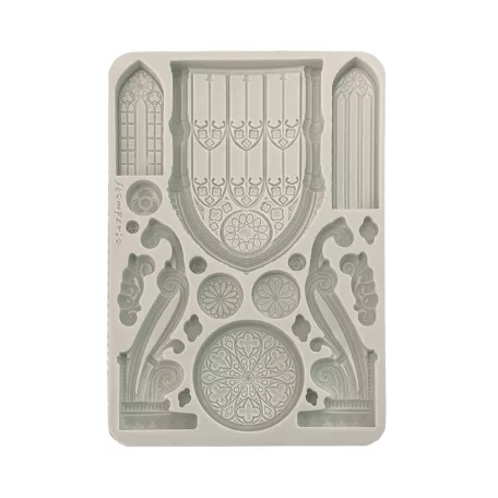 Stamperia Master of Magic Szilikon öntőforma A5 Gothic architecture elements Silicon Mould (1 db)