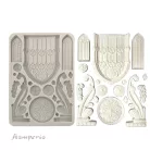 Stamperia Master of Magic Szilikon öntőforma A5 Gothic architecture elements Silicon Mould (1 db)