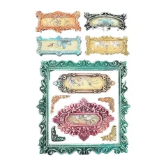   Stamperia Master of Magic Szilikon öntőforma A5 Gothic label Silicon Mould (1 db)