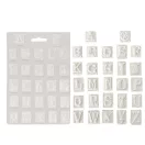 Stamperia Master of Magic Öntőforma A4 Alphabet Soft Mould (1 db)