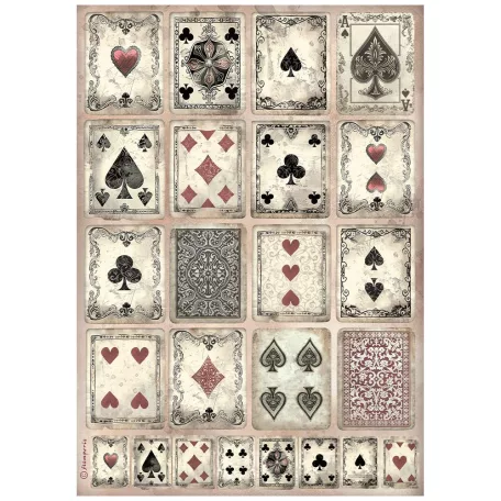 Stamperia Master of Magic Rizspapír A4 Cards Rice Paper (1 ív)
