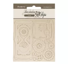   Stamperia Master of Magic Chipboard 14x14 cm Hourglass Decorative Chips (1 ív)