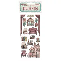   Stamperia Master of Magic Kaparós matrica  House furnishings Rub-On (1 ív)