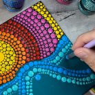 8 db Akrilfesték - matt 59 ml - Vibes Paint Kit by Lydia May - DecoArt Americana® Acrylics (1 csomag)