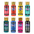 8 db Akrilfesték - matt 59 ml - Vibes Paint Kit by Lydia May - DecoArt Americana® Acrylics (1 csomag)