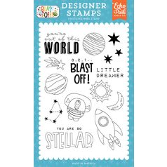  Echo Park Blast Off Out Of This World Szilikonbélyegző Clear Stamps (1 db)
