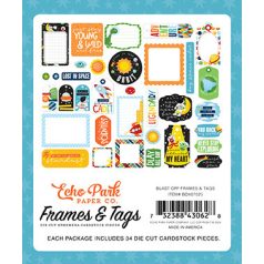 Echo Park Blast Off Kivágatok Frames & Tags (1 csomag)