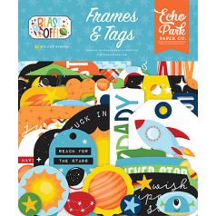 Echo Park Blast Off Kivágatok Frames & Tags (1 csomag)