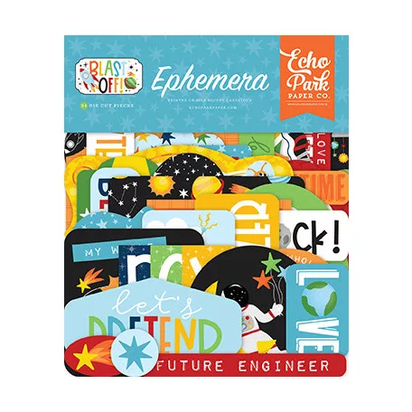 Echo Park Blast Off Kivágatok Ephemera (1 csomag)