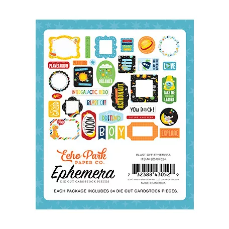 Echo Park Blast Off Kivágatok Ephemera (1 csomag)