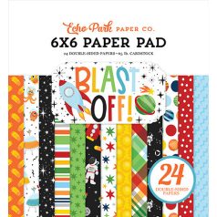   Echo Park Blast Off Scrapbook papírkészlet 6" (15 cm) Paper Pack (24 lap)