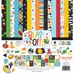   Echo Park Blast Off Scrapbook papírkészlet 12" (30 cm) Collection Kit (1 csomag)