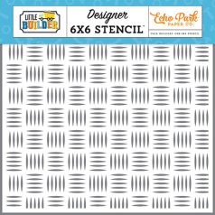   Echo Park Little Builder Built Tough Tread Stencil 6" (15 cm) Designer Stencil (1 db)