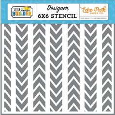   Echo Park Little Builder Muddy Tires Stencil 6" (15 cm) Designer Stencil (1 db)