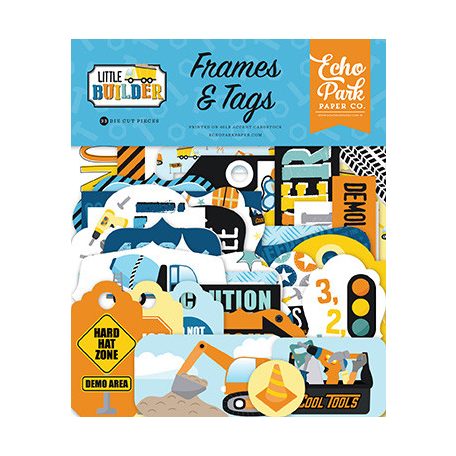 Echo Park Little Builder Kivágatok Frames & Tags (1 csomag)