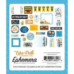 Echo Park Little Builder Kivágatok Ephemera (1 csomag)