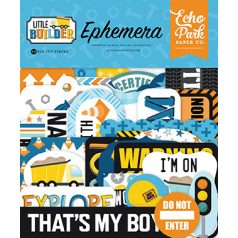 Echo Park Little Builder Kivágatok Ephemera (1 csomag)