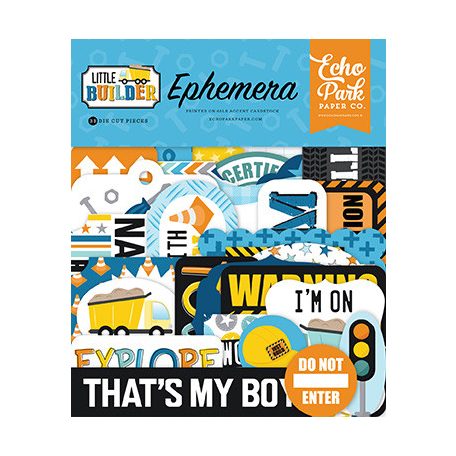 Echo Park Little Builder Kivágatok Ephemera (1 csomag)