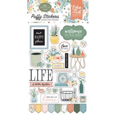   Echo Park Our Happy Place Pufi matrica Puffy Stickers (1 ív)