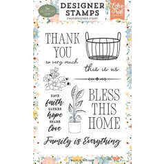   Echo Park Our Happy Place Share Love Szilikonbélyegző Clear Stamps (1 db)