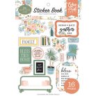 Echo Park Our Happy Place Matrica készlet Sticker Book (16 ív)