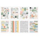 Echo Park Our Happy Place Matrica készlet Sticker Book (16 ív)