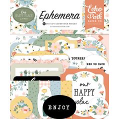Echo Park Our Happy Place Kivágatok Ephemera (1 csomag)