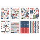 Echo Park Chilling With My Snowmies Matrica készlet Sticker Book (16 ív)