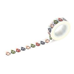   Echo Park Chilling With My Snowmies Bundled Up Penguins Dekorációs ragasztószalag Washi Tape (1 db)