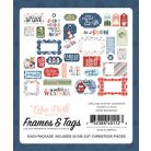 Echo Park Chilling With My Snowmies Kivágatok Frames & Tags (1 csomag)