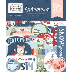   Echo Park Chilling With My Snowmies Kivágatok Ephemera (1 csomag)