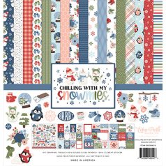   Echo Park Chilling With My Snowmies Scrapbook papírkészlet 12" (30 cm) Collection Kit (1 csomag)