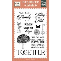   Echo Park Family A Story To Be Told Szilikonbélyegző Clear Stamps (1 db)
