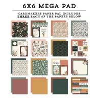  Echo Park Family Scrapbook papírkészlet 6" (15 cm) Paper Pack (48 lap)