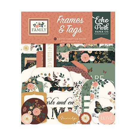 Echo Park Family Kivágatok Frames & Tags (1 csomag)