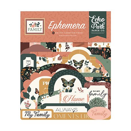 Echo Park Family Kivágatok Ephemera (1 csomag)