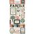 Echo Park Family Chipboard 6"X12" Chipboard Accents (1 ív)