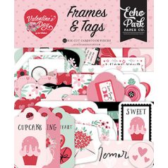   Echo Park Valentine's Day Kivágatok Frames & Tags (1 csomag)
